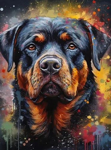 Hund-diamond-painting